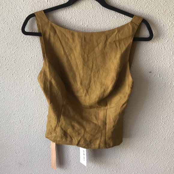 Reformation Marleigh linen top size 2 - Picture 1 of 11